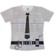 Camiseta Infantil Polícia