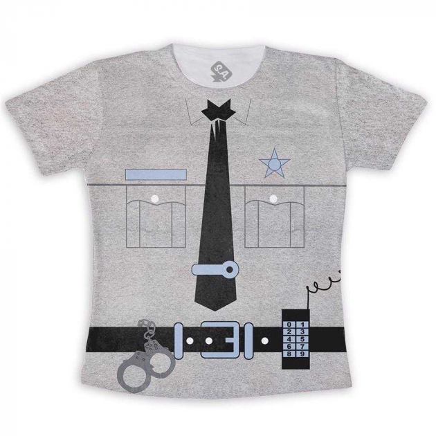 Camiseta Infantil Policial