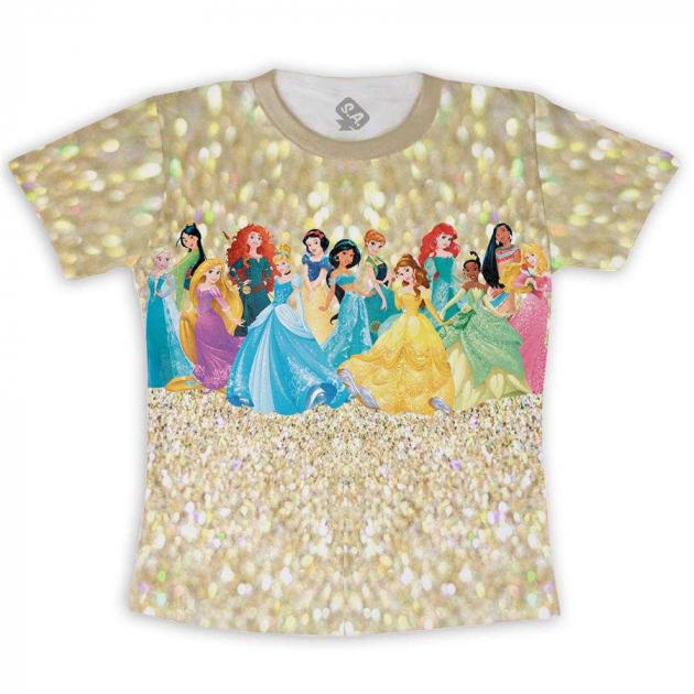 Camiseta Infantil Princesas