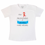 Camiseta Infantil Promovido a Irmão Mais Velho