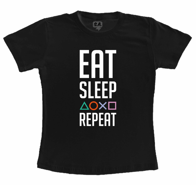 Camiseta Infantil Repeat