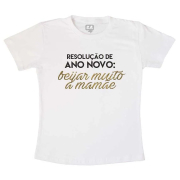 Camiseta Infantil Resolução de Ano Novo