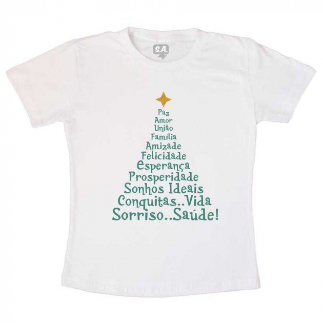 Body Ou Camisetinha Árvore De Natal