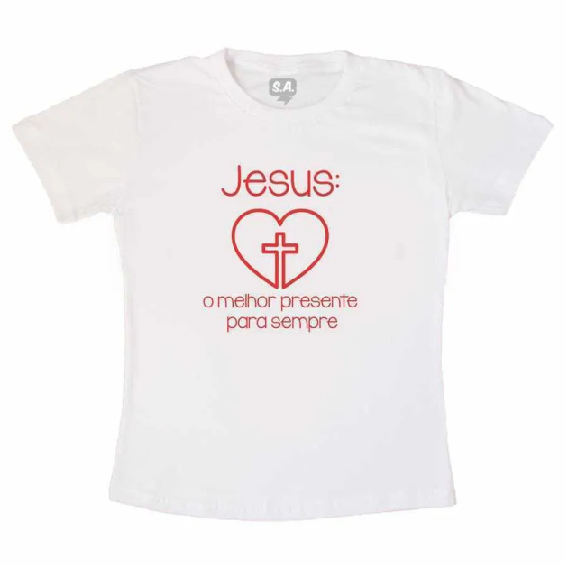 Camisetinha Jesus Presente