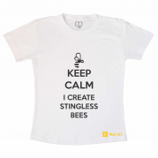 Camiseta Keep Calm - Branca