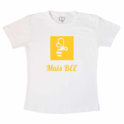 Camiseta Mais Bee - Branca