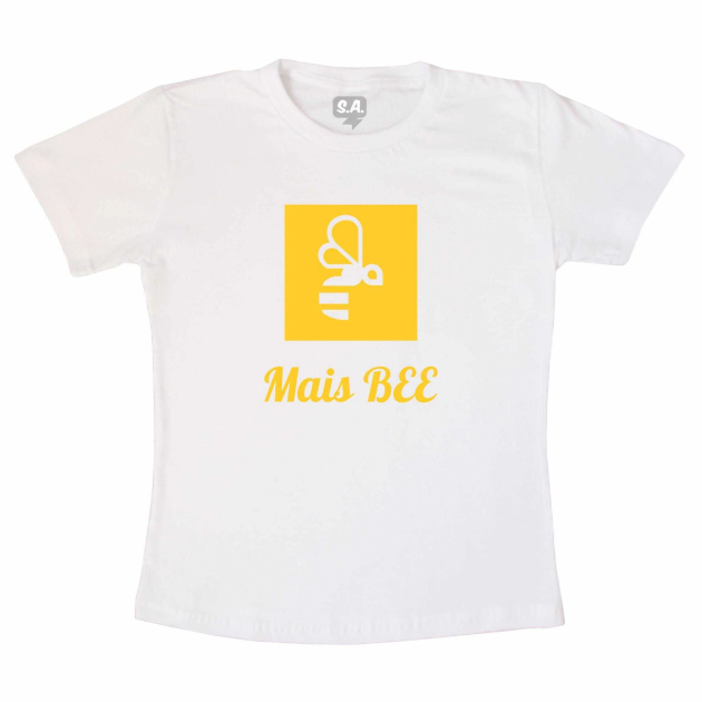 Camiseta Mais Bee - Branca