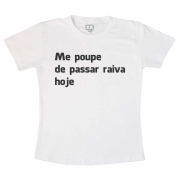 Camiseta Me Poupe - Branca