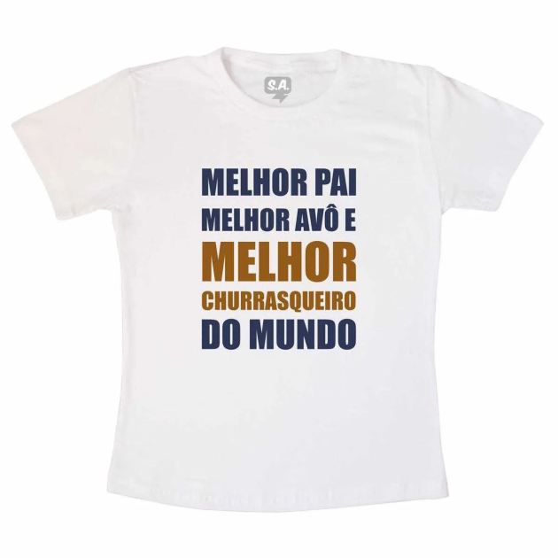 Camiseta - Melhor Pai, Melhor Avô Do Mundo 