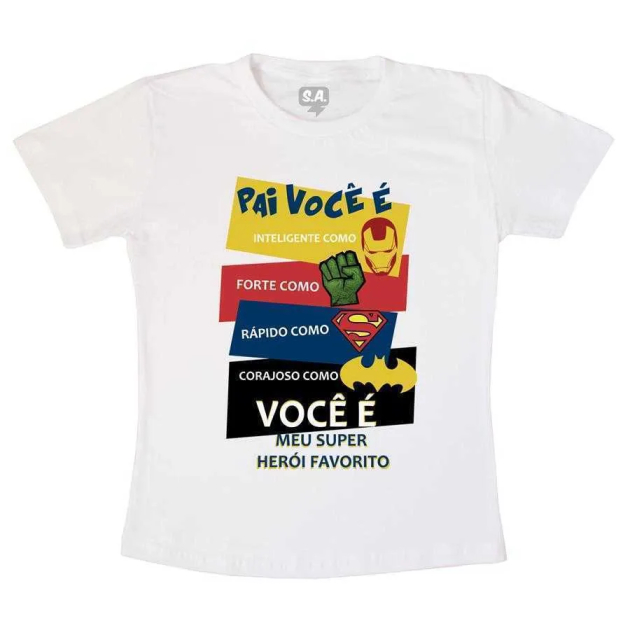 Camiseta Meu Super Herói Favorito