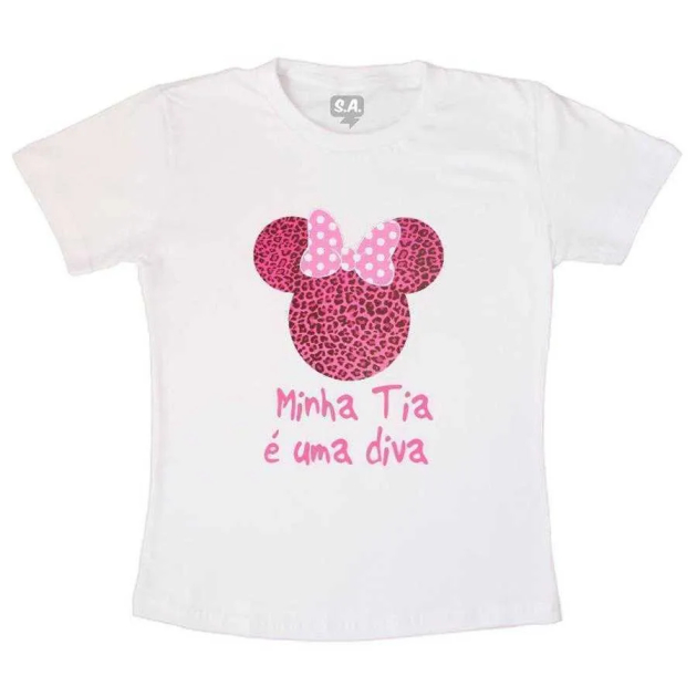 Camiseta Minha Tia é uma Diva