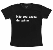 Camiseta Não Sou Capaz