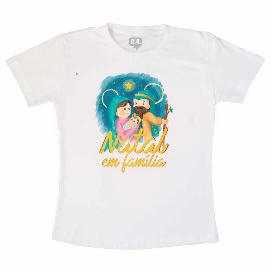 camisa natal em familia