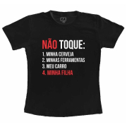 Camiseta Não Toque