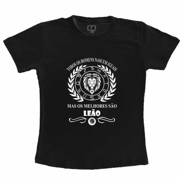 Camiseta Os Melhores São de Leão