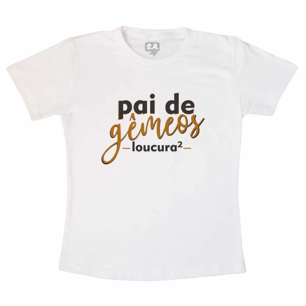 Camiseta - Pai De Gêmeos 