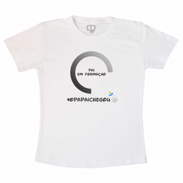 Camiseta Papai Em Formação #OPAPAICHEGOU