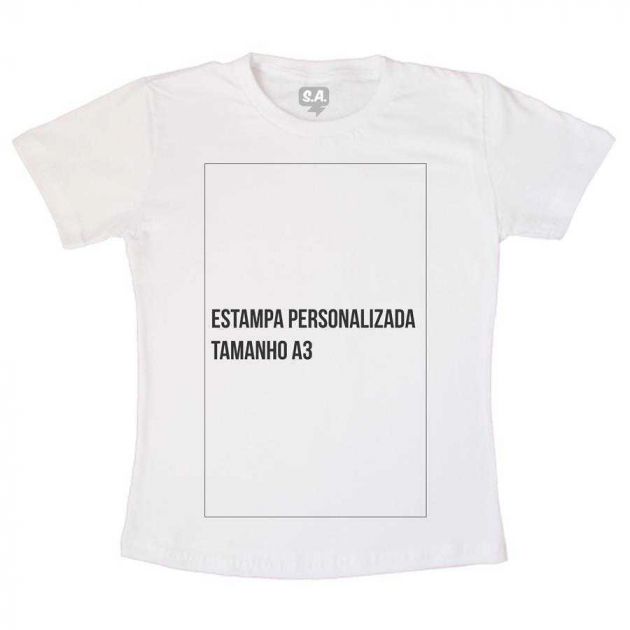 Camiseta Personalizada Estampa A3