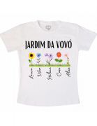 Camiseta Personalizada Jardim Da Vovó 