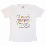 Camiseta Personalizada Professor(a)  - Ensino Para Viver