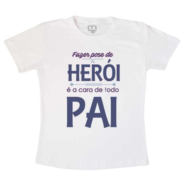 Camiseta Pose de Herói