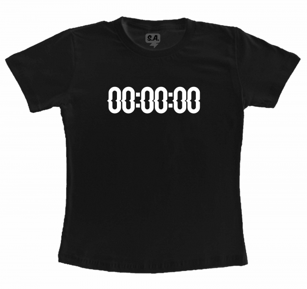 Camiseta Preta Adulto Zero Hora