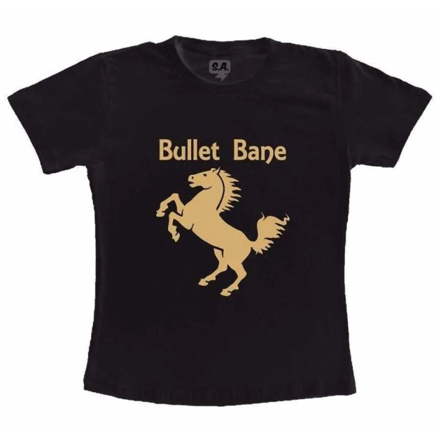 Camiseta Preta Bullet Bane