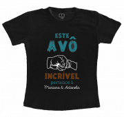 Camiseta Preta Dia dos pais - Avô Incrível