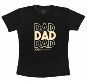 Camiseta Preta Dia Dos Pais Dad 2022