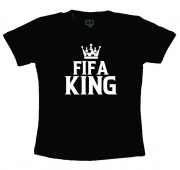 Camiseta Preta Dia dos pais - Fifa king 