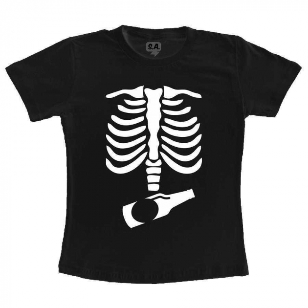 Camiseta Preta - Esqueleto Cerveja