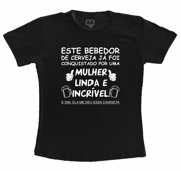 Camiseta Preta - Este Bebedor De Cerveja 