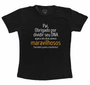 Camiseta Preta melhor DNA do mundo 