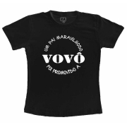 Camiseta Preta Promovido a Vovô