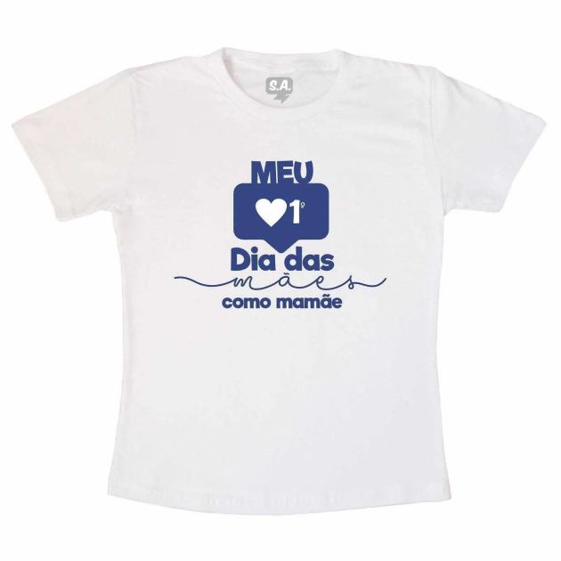 Camiseta Primeiro dia das Mães Menino