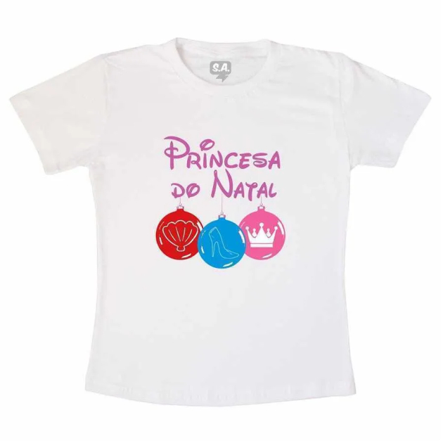 Camiseta Princesa do Natal