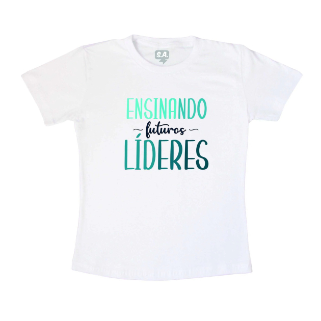 Camiseta Professor Ensiando Futuros Líderes Azul 