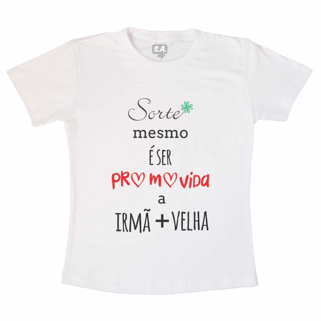 Camiseta Promovida a Irmã Mais Velha 