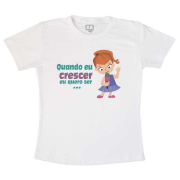 Camiseta Quando eu crescer quero ser cantora