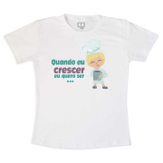 Camiseta Quando eu crescer quero ser chef