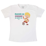 Camiseta Quando eu crescer quero ser jogador