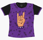 Camiseta Roxa Rock Tal Pai 