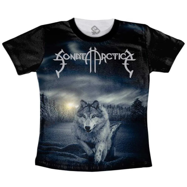 Camiseta Sonata Arctica Wolf