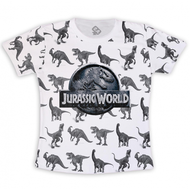 Camiseta Sublimação Total JuraskPark