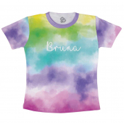 Camiseta Tie Dye Com Nome