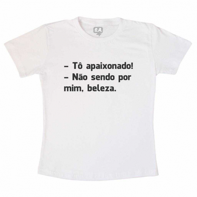 Camiseta Tô Apaixonado! - Branca