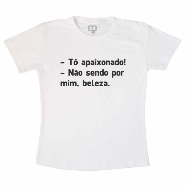 Camiseta Tô Apaixonado! - Branca