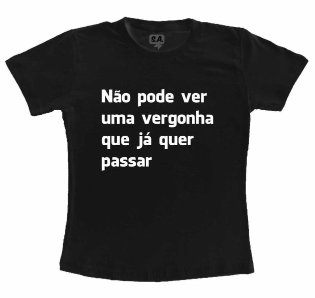 Camiseta Vergonha