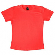 Camiseta Vermelha Adulto - 100% algodão