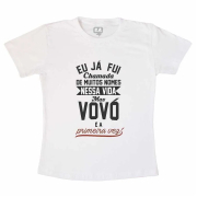 Camiseta Vovó Primeira vez